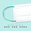 Load image into Gallery viewer, ASTM Level 3 中童/女士裝口罩 <br> (白色口罩綠色耳繩)