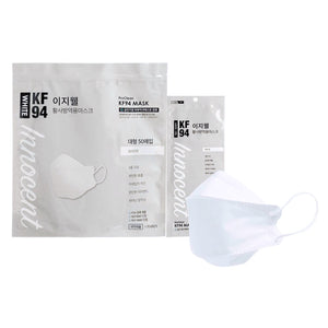 韓國 ProClean KF94 三層立體口罩 白色 (50個獨立包裝)