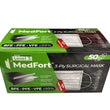 Load image into Gallery viewer, 【MedFort】A07/8 ASTM Level 3 成人裝口罩 (白色)(50個或5*10個非獨立包裝)<br>(新舊包裝隨機發貨)
