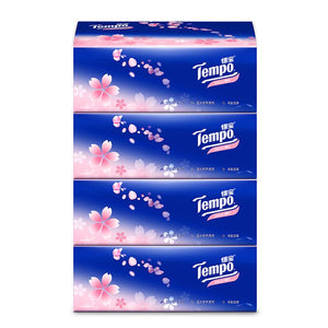 Tempo - 櫻花味盒裝紙巾4盒裝