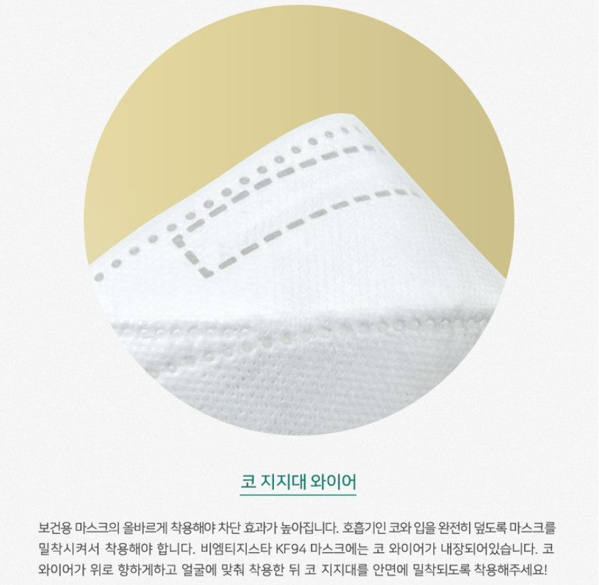 韓國BMT & GSTAR KF94 三層立體口罩 (50個獨立包裝) (盒裝顏色隨機發放)